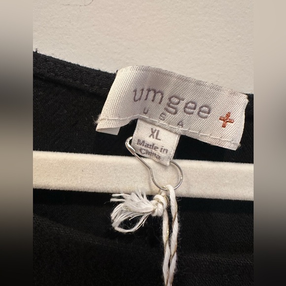 NWT Umgee Linen Blend Animal Print Ruffle Sleeves Tunic Top Blouse Sz XL - Picture 8 of 10